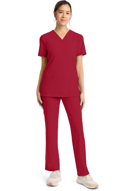 Achieve by Cherokee Women's 2-Pocket V-Neck Scrub Top - Fashion