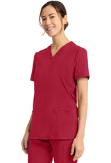 Achieve by Cherokee Women's 2-Pocket V-Neck Scrub Top