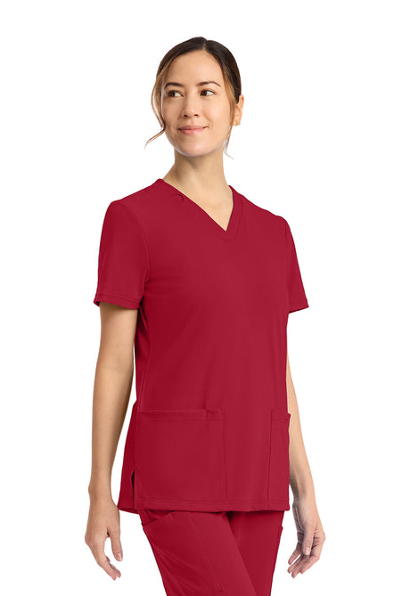 Achieve by Cherokee Women's 2-Pocket V-Neck Scrub Top