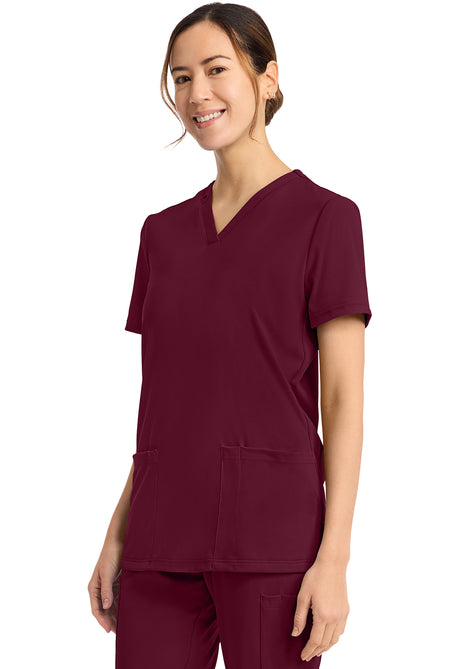 Achieve by Cherokee Women's 2-Pocket V-Neck Scrub Top