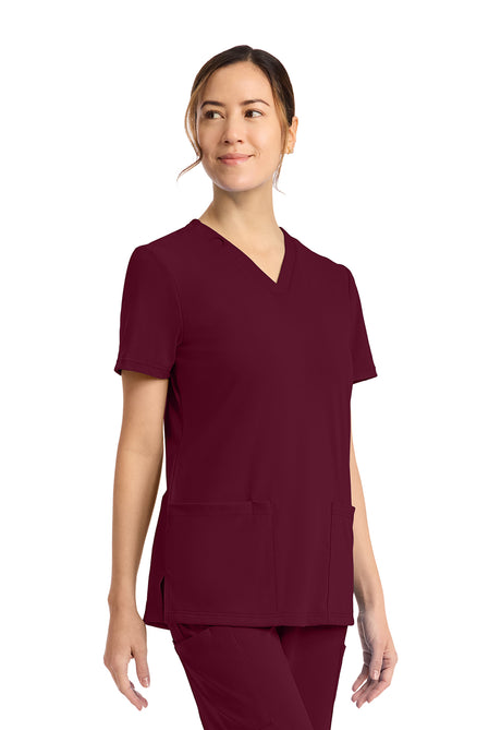 Achieve by Cherokee Women's 2-Pocket V-Neck Scrub Top