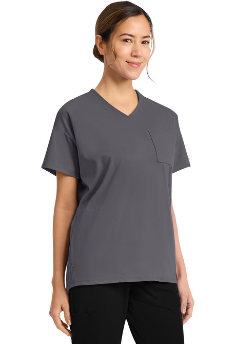 Achieve by Cherokee Women's 3 Pocket V-Neck Tunic