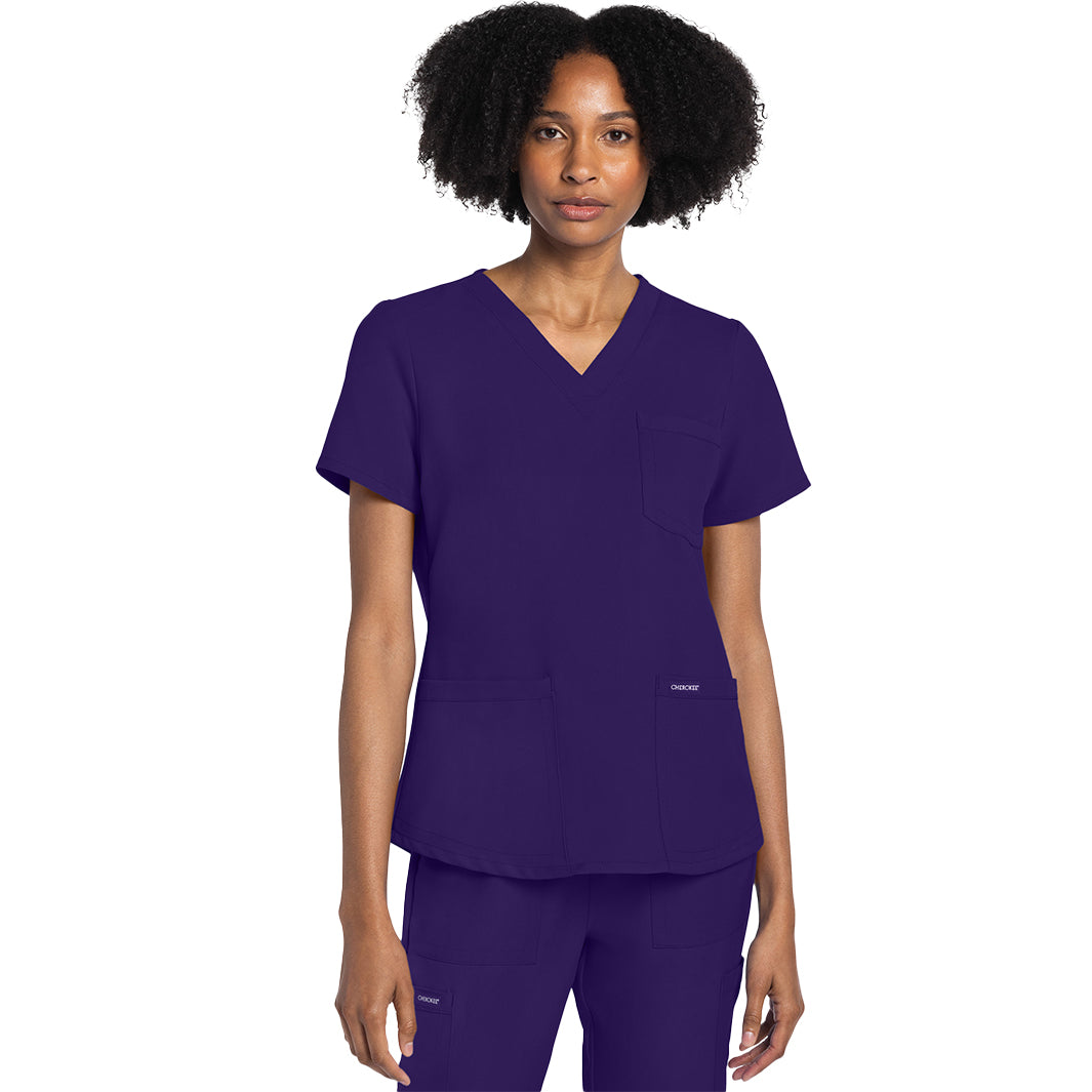 Cherokee Workwear Originals Ultra Women's V-Neck Top