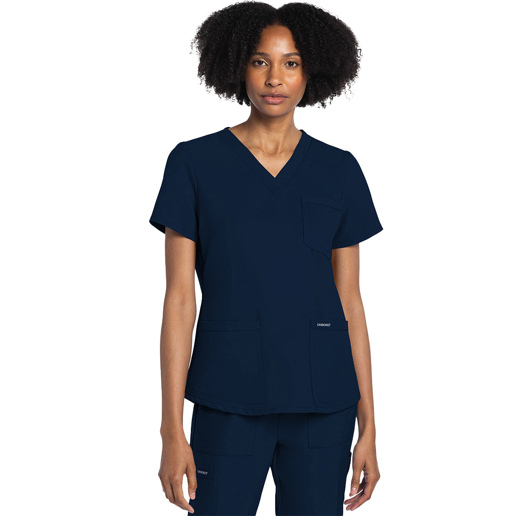 Cherokee Workwear Originals Ultra Women's V-Neck Top