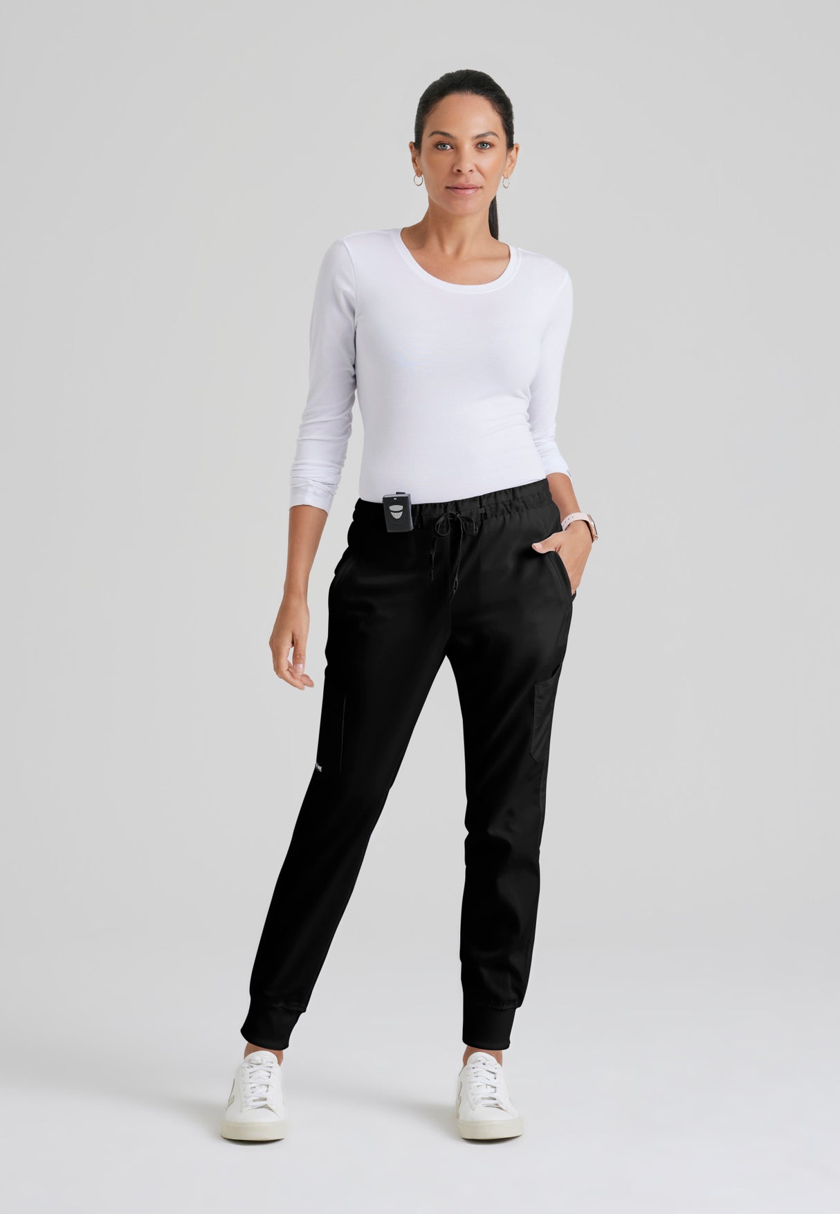 Grey's Anatomy™ Women's Kira 5-Pocket Mid-Rise Jogger Scrub Pant