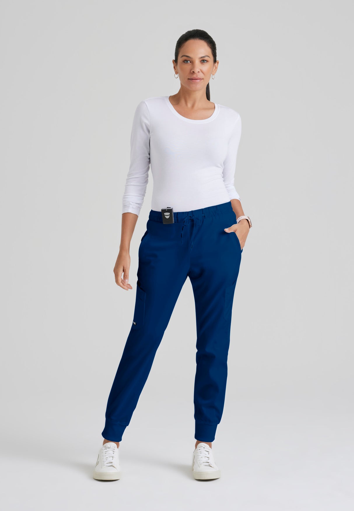 Grey's Anatomy™ Women's Kira 5-Pocket Mid-Rise Jogger Scrub Pant