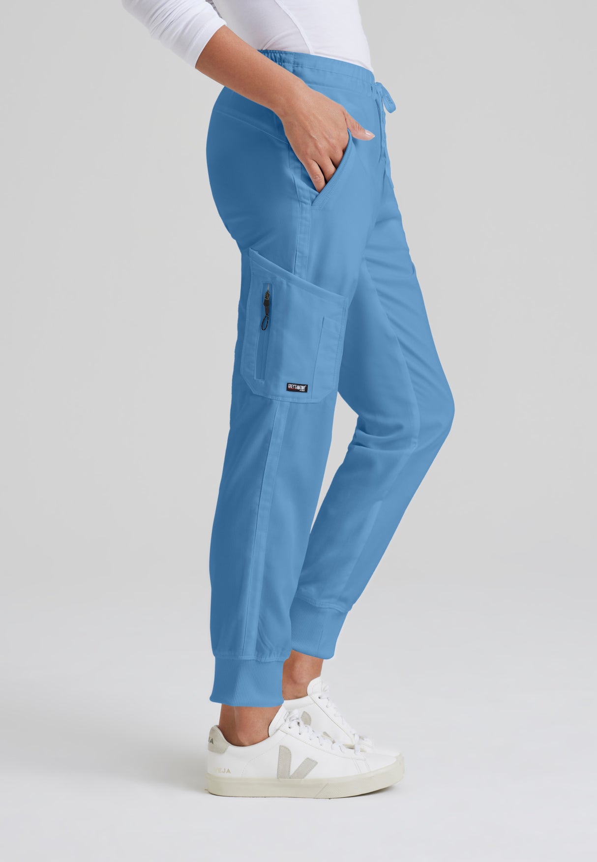 Grey's Anatomy™ Women's Kira 5-Pocket Mid-Rise Jogger Scrub Pant