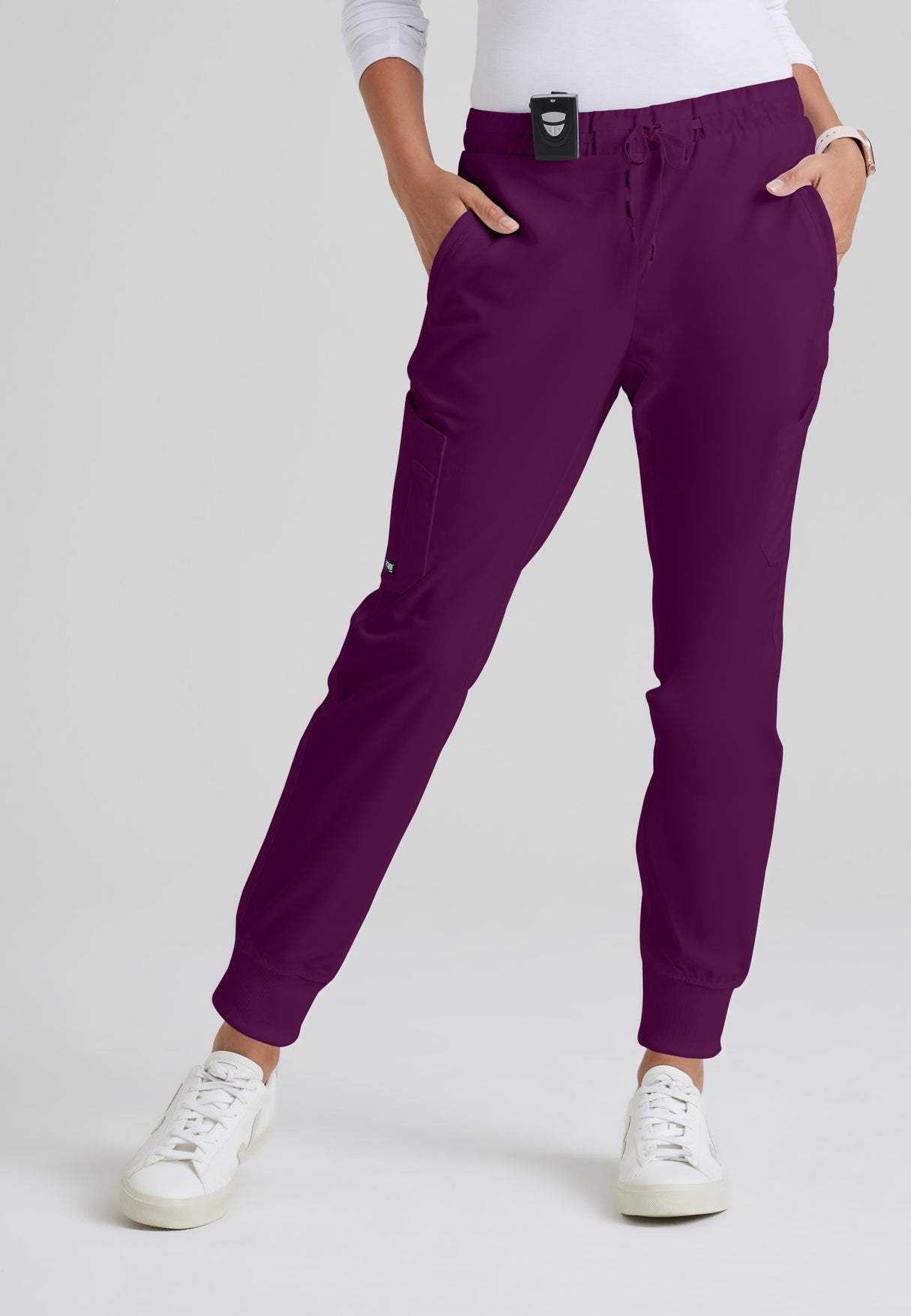 Grey's Anatomy™ Women's Kira 5-Pocket Mid-Rise Jogger Scrub Tall Pant