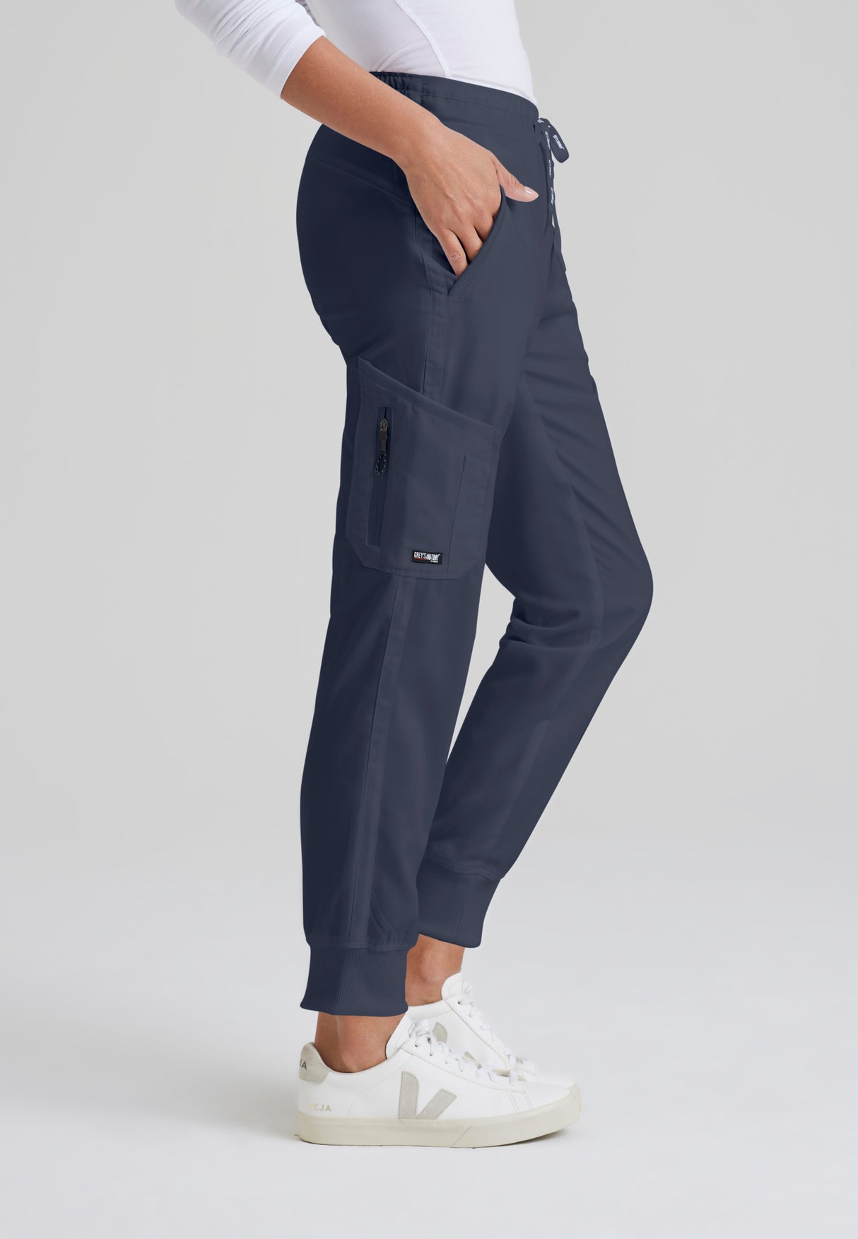 Grey's Anatomy™ Women's Kira 5-Pocket Mid-Rise Jogger Scrub Pant