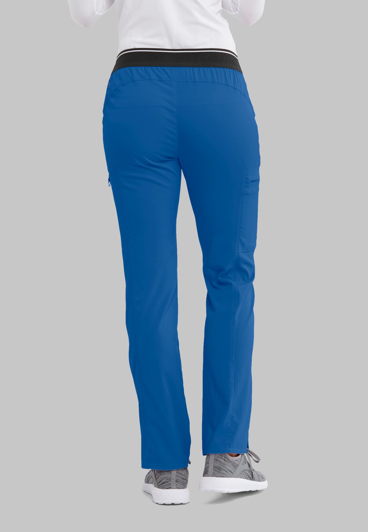 Grey's Anatomy™ Spandex Stretch Women's Kim 3-Pocket Mid-Rise Straight Leg Tall Pant