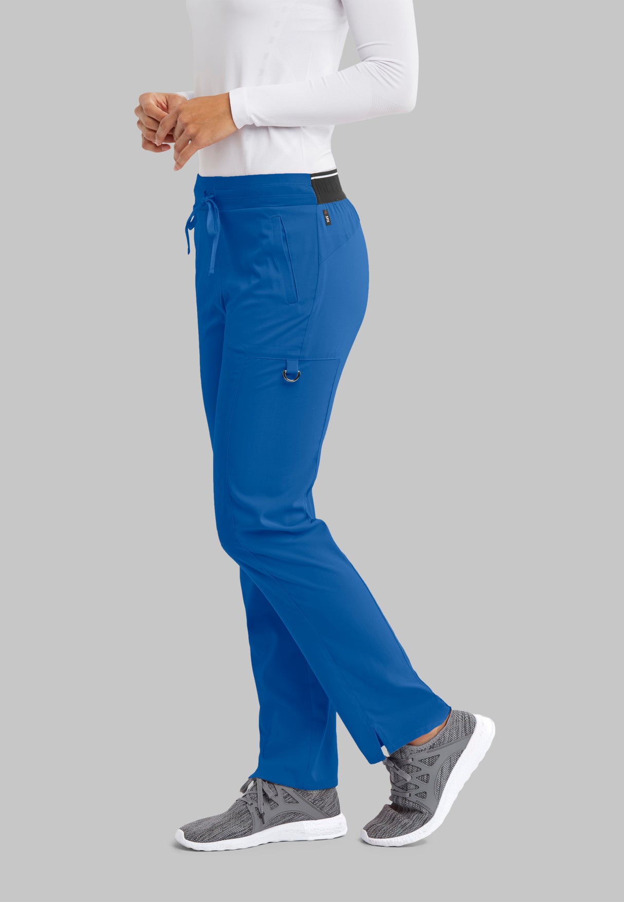 Grey's Anatomy™ Spandex Stretch Women's Kim 3-Pocket Mid-Rise Straight Leg Tall Pant