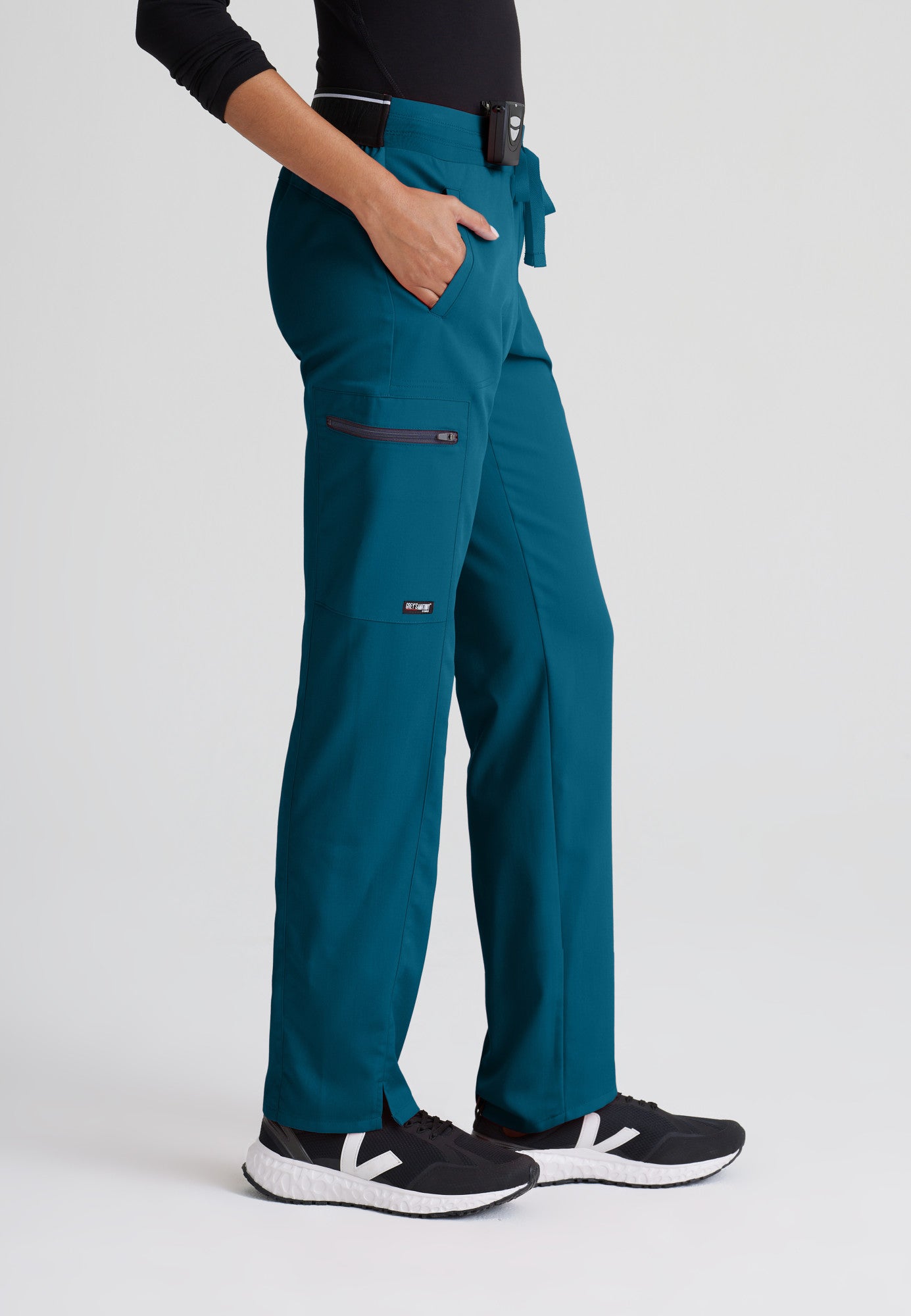 Grey's Anatomy™ Spandex Stretch Women's Kim 3-Pocket Mid