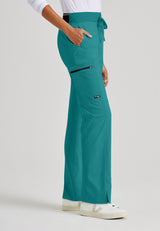 Grey's Anatomy™ Spandex Stretch Women's Kim 3-Pocket Mid-Rise Straight Leg Tall Pant
