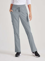 Grey's Anatomy™ Spandex Stretch Women's Serena 7-Pocket Mid-Rise Petite Pant