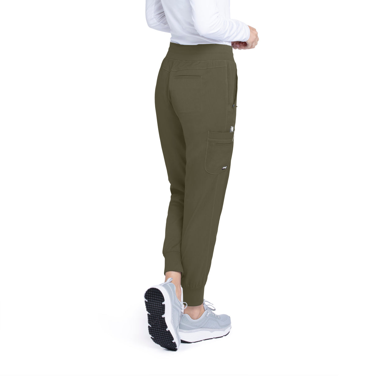Grey's Anatomy™ Spandex Stretch Women's Eden 5-Pocket Mid-Rise Jogger Scrub Tall Pant