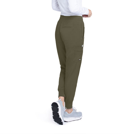 Grey's Anatomy™ Spandex Stretch Women's Eden 5-Pocket Mid-Rise Jogger Scrub Pant