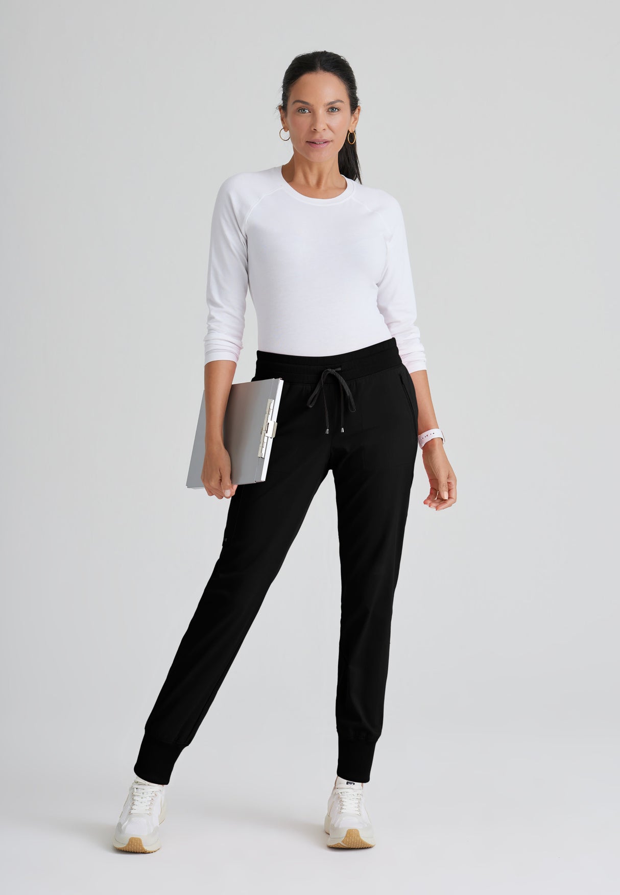 Grey's Anatomy™ Spandex Stretch Women's Eden 5-Pocket Mid-Rise Jogger Scrub Tall Pant