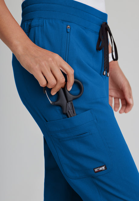 Grey's Anatomy™ Spandex Stretch Women's Eden 5-Pocket Mid-Rise Jogger Scrub Pant