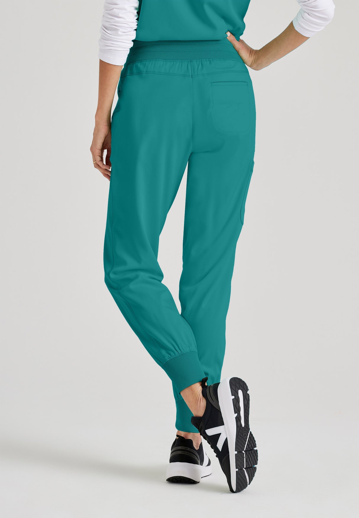 Grey's Anatomy™ Spandex Stretch Women's Eden 5-Pocket Mid-Rise Jogger Scrub Tall Pant