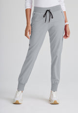 Grey's Anatomy™ Spandex Stretch Women's Eden 5-Pocket Mid-Rise Jogger Scrub Pant