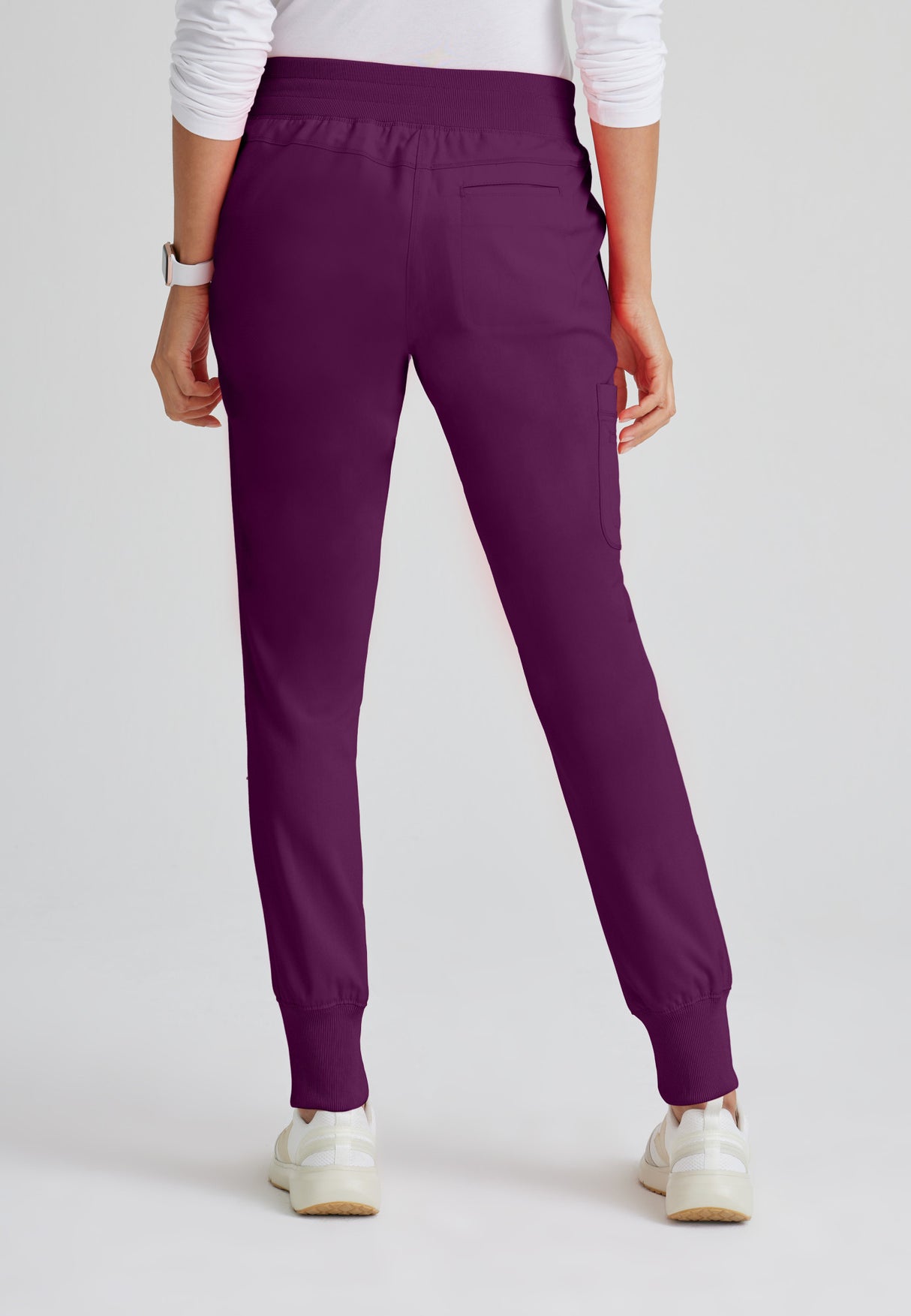Grey's Anatomy™ Spandex Stretch Women's Eden 5-Pocket Mid-Rise Jogger Scrub Tall Pant