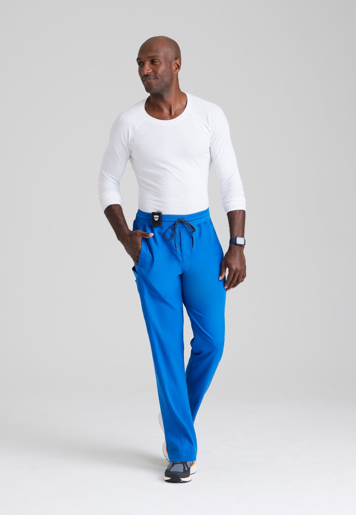 Grey's Anatomy™ Spandex Stretch Men's Hudson 6-Pocket Zip-Fly Straight-Leg Pant