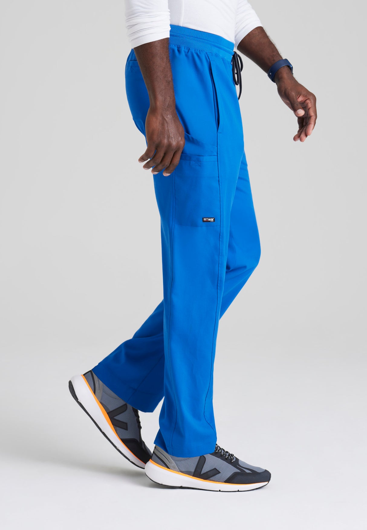 Grey's Anatomy™ Spandex Stretch Men's Hudson 6-Pocket Zip-Fly Straight-Leg Pant