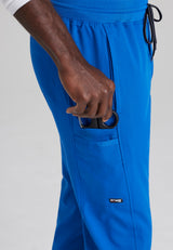 Grey's Anatomy™ Spandex Stretch Men's Hudson 6-Pocket Zip-Fly Straight-Leg Pant