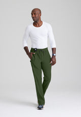 Grey's Anatomy™ Spandex Stretch Men's Hudson 6-Pocket Zip-Fly Straight-Leg Pant