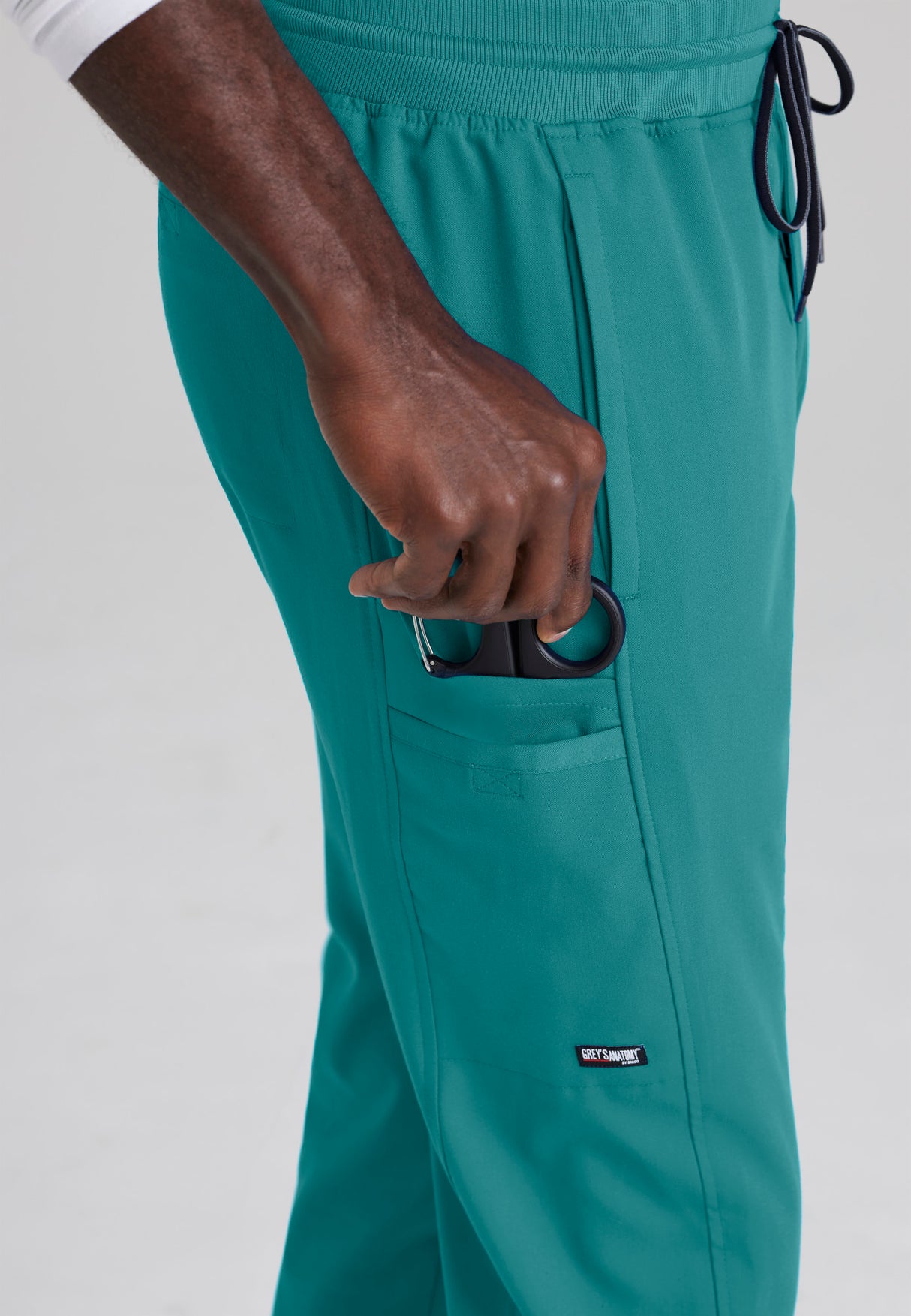 Grey's Anatomy™ Spandex Stretch Men's Hudson 6-Pocket Zip-Fly Straight-Leg Pant