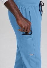 Grey's Anatomy™ Spandex Stretch Men's Hudson 6-Pocket Zip-Fly Straight-Leg Pant