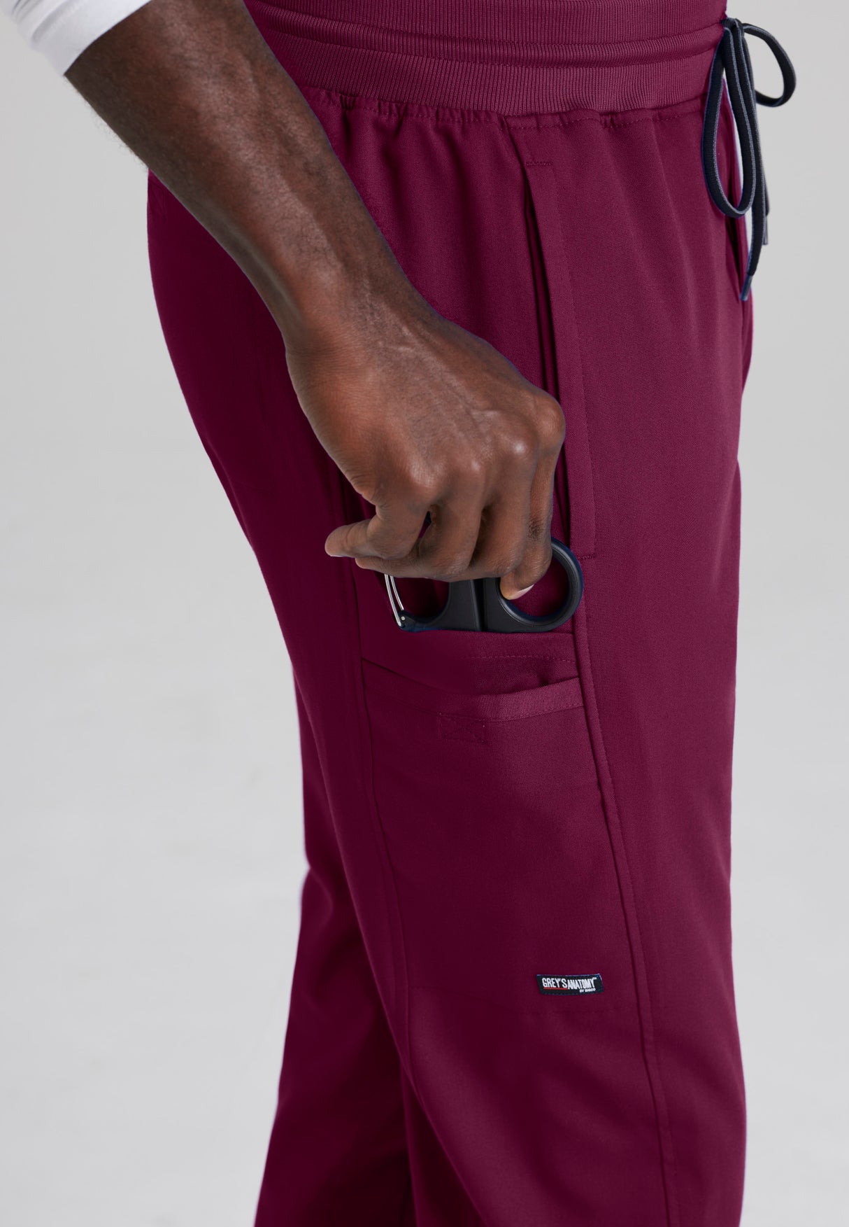 Grey's Anatomy™ Spandex Stretch Men's Hudson 6-Pocket Zip-Fly Straight-Leg Pant
