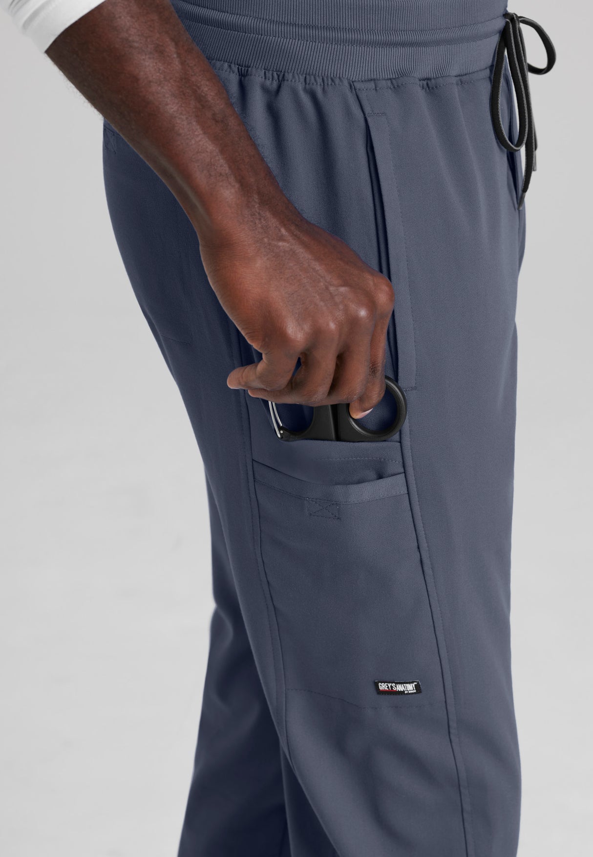 Grey's Anatomy™ Spandex Stretch Men's Hudson 6-Pocket Zip-Fly Straight-Leg Pant