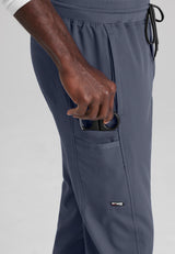 Grey's Anatomy™ Spandex Stretch Men's Hudson 6-Pocket Zip-Fly Straight-Leg Pant