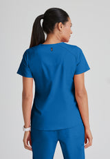 Grey's Anatomy™ Spandex Stretch Women's Emma 4-Pocket V-Neck Scrub Top