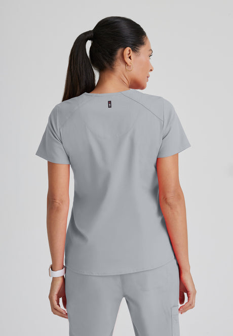 Grey's Anatomy™ Spandex Stretch Women's Emma 4-Pocket V-Neck Scrub Top