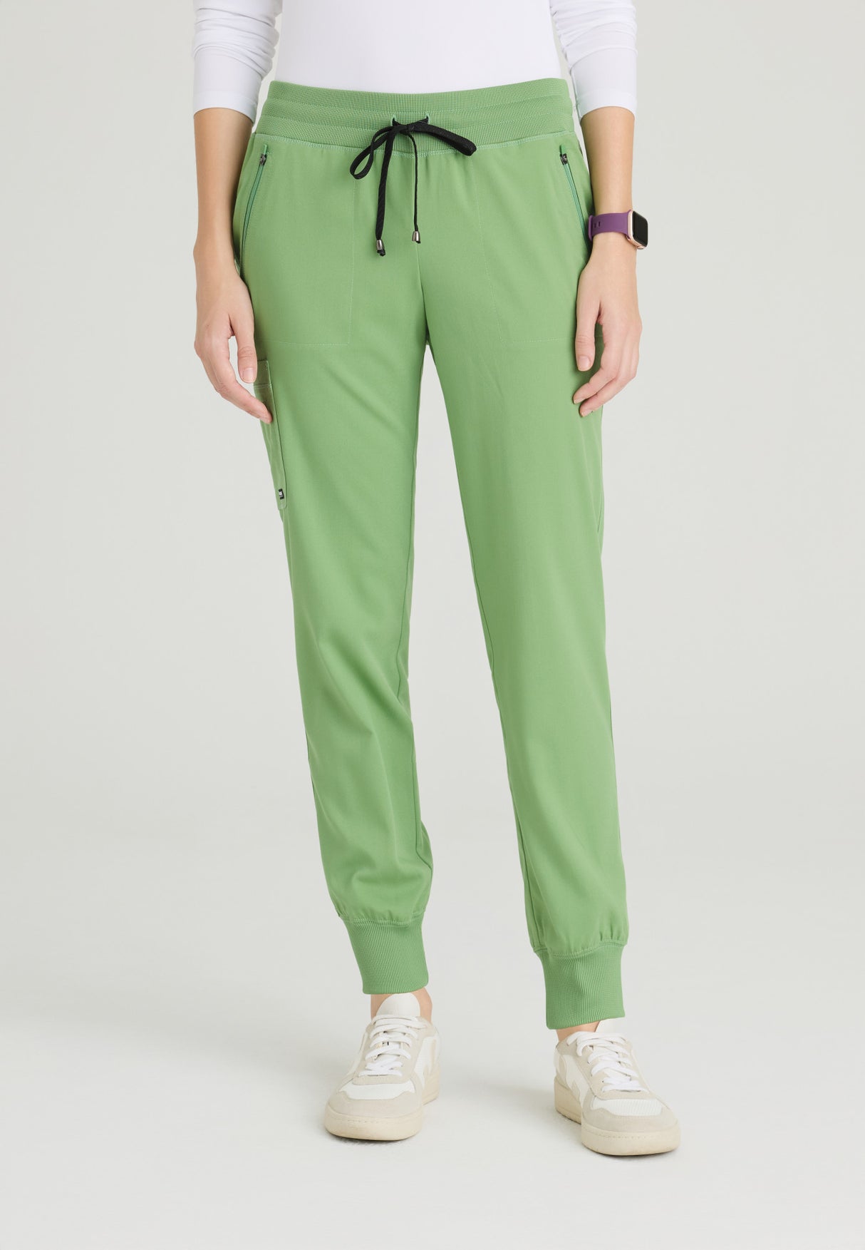 Grey's Anatomy™ Spandex Stretch Women's Eden 5-Pocket Mid-Rise Jogger Scrub Pant