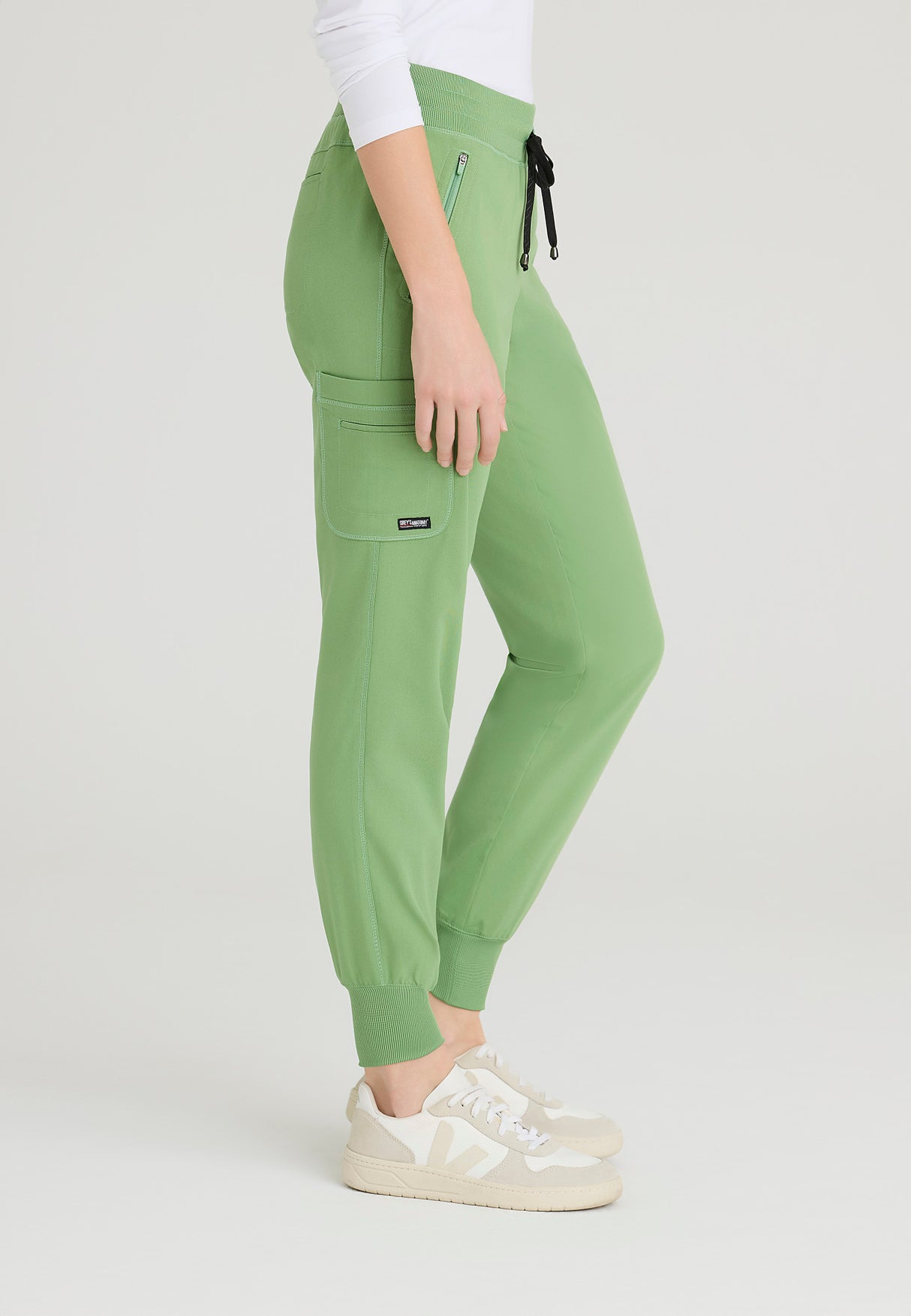 Grey's Anatomy™ Spandex Stretch Women's Eden 5-Pocket Mid-Rise Jogger Scrub Pant