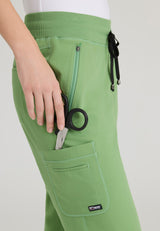 Grey's Anatomy™ Spandex Stretch Women's Eden 5-Pocket Mid-Rise Jogger Scrub Pant