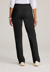 Grey's Anatomy Knit Stretch Momentum Women's 6-Pocket Straight Leg Pant