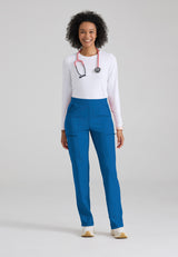 Grey's Anatomy™ Knit Stretch Women's High-Rise Flat Front Momentum Petite Pant