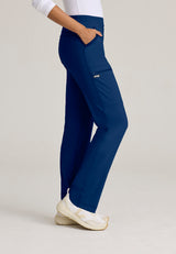 Grey's Anatomy Knit Stretch Momentum Women's 6-Pocket Straight Leg Pant