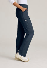 Grey's Anatomy Knit Stretch Momentum Women's 6-Pocket Straight Leg Pant