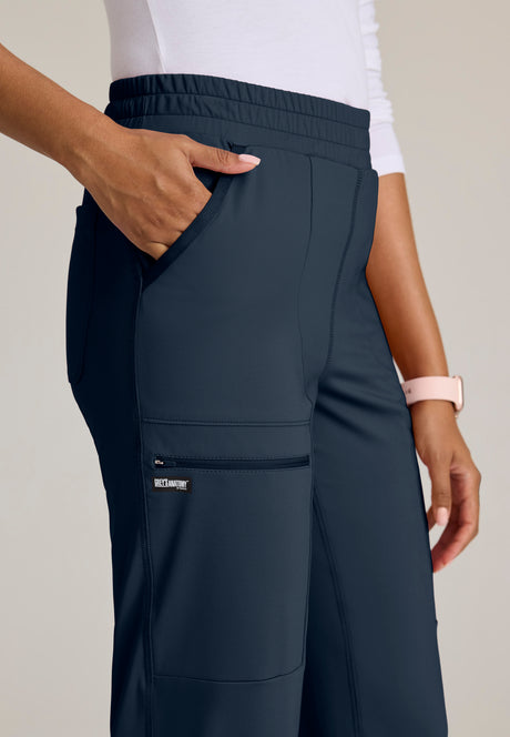 Grey's Anatomy™ Knit Stretch Women's High-Rise Flat Front Momentum Pant