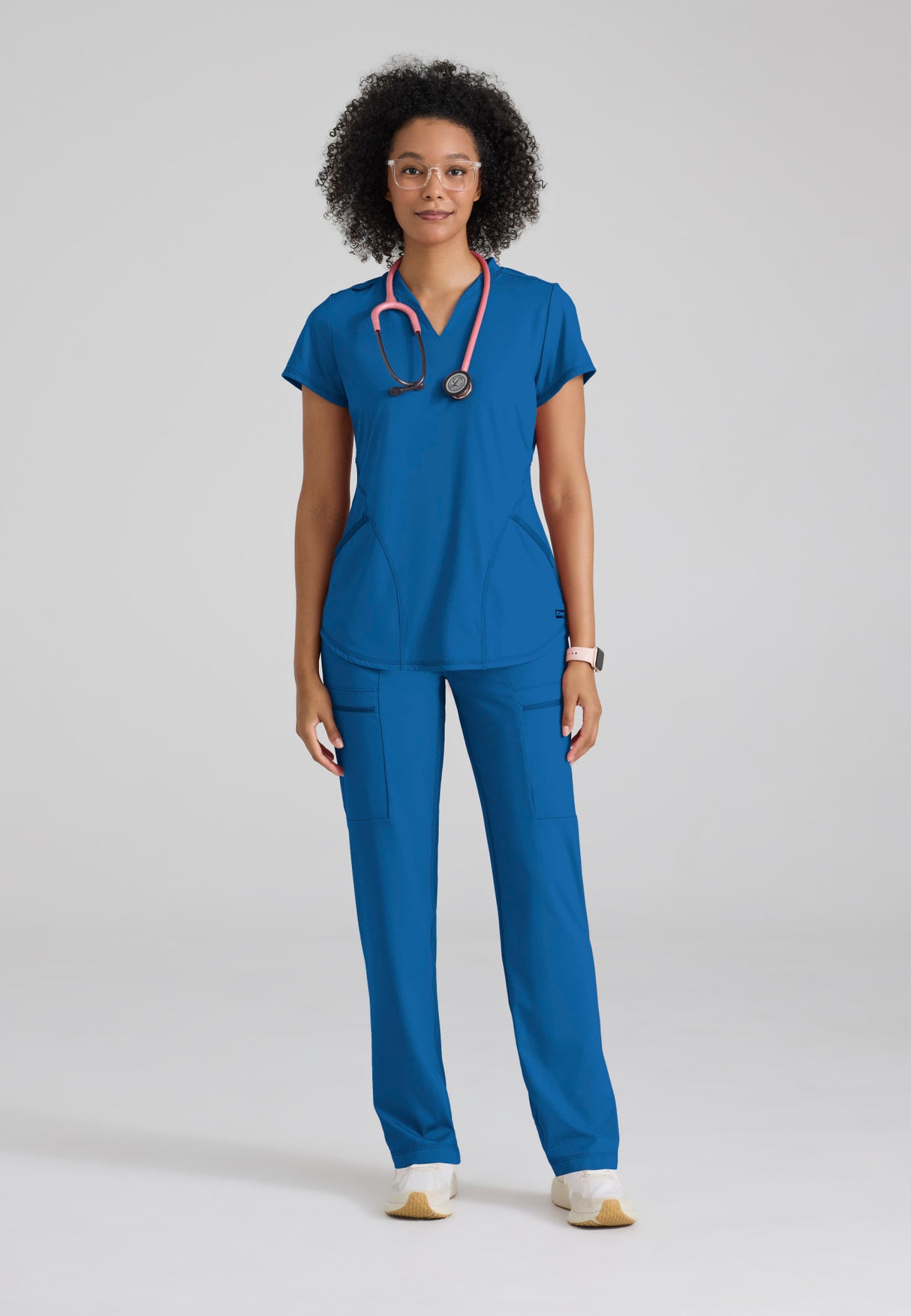Grey's Anatomy™ Knit Stretch Women's Define 2-Pocket Knit Top