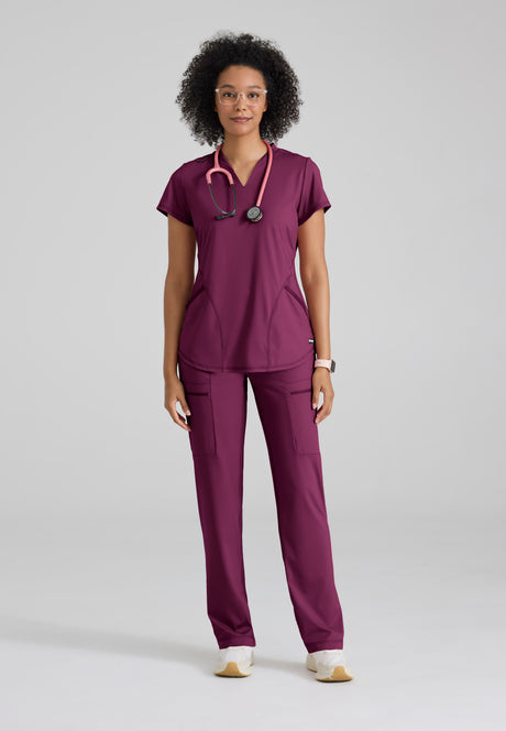 Grey's Anatomy™ Knit Stretch Women's Define 2-Pocket Knit Top