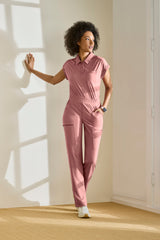 Grey's Anatomy™ Knit Stretch Women's High-Rise Flat Front Momentum Tall Pant