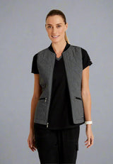 Grey's Anatomy™ By Barco Spandex Stretch Cristina 2-Pocket Quilted Scrub Vest