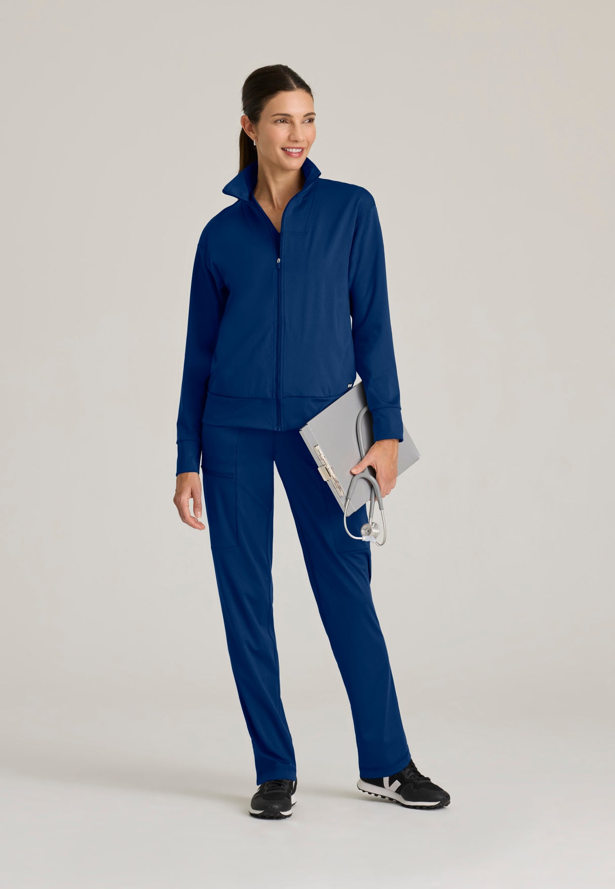 Grey's Anatomy™ Knit Stretch Women's Ease Warm-Up Jacket