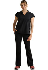 Healing Hands Purple Label Women's 1-Pocket Jazz Collared Tuckable Shirt